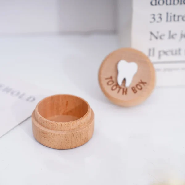 Children'S Tooth Box Collection Organizer Baby Teeth Holder Case Kids Keepsake Log Milk Teeth Storage Collect Box Organizer