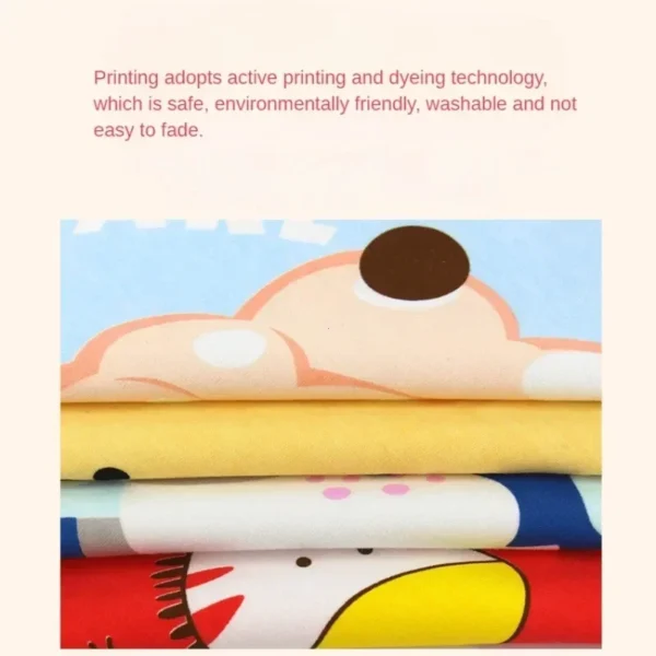 5pcs/set Baby Saliva Towel Triangle Scarf Cotton Bandana Waterproof Bibs Newborn Boys Girls Absorbent Cloth Bib Saliva Scarf - Image 4